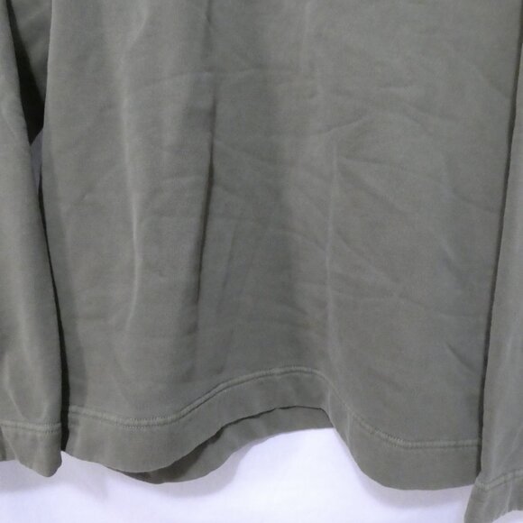 Unbranded | medium | Khaki Pullover Sweatshirt | Collar - Zip - Snap Button - Picture 8 of 16